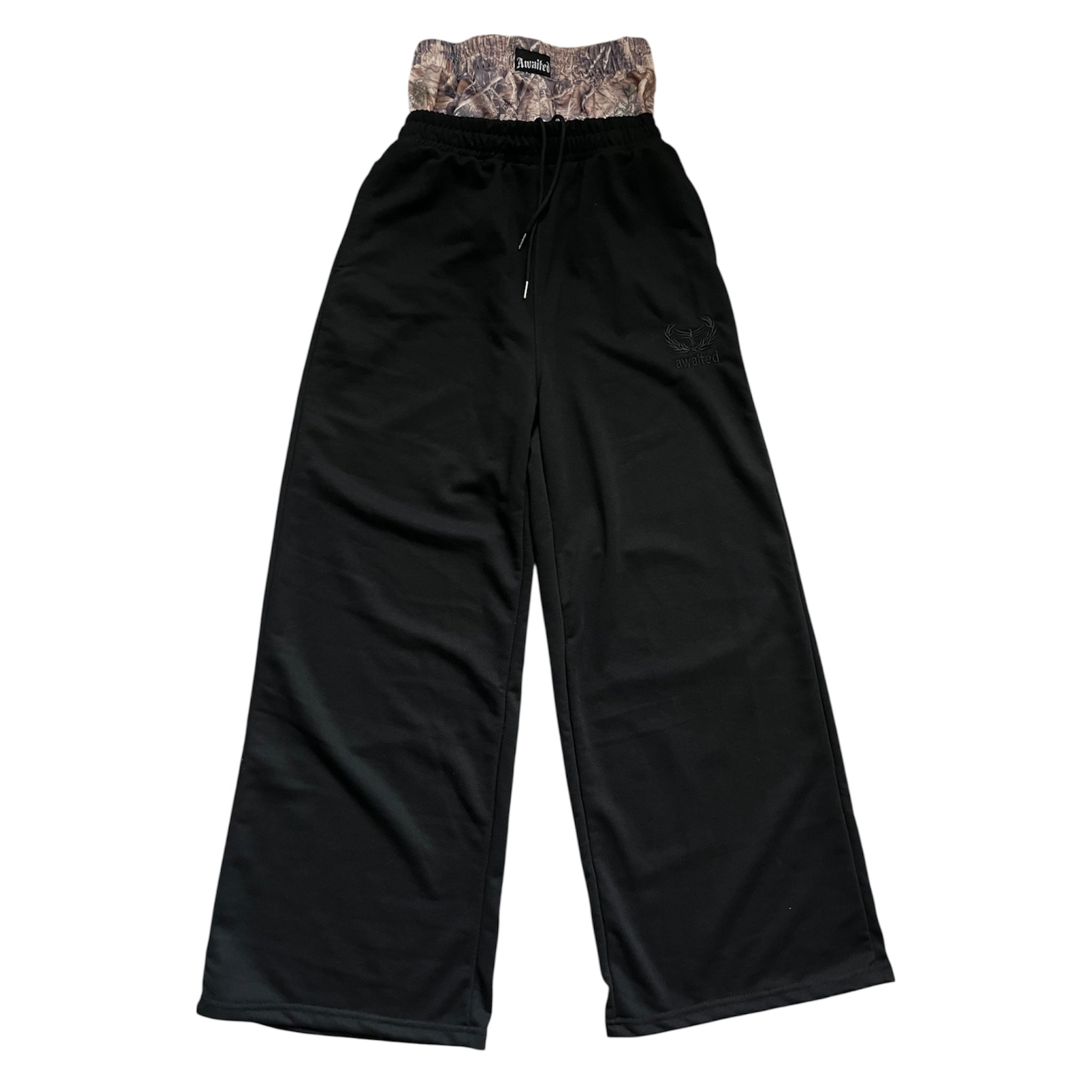 Awaited Double Waist Baggy Pants