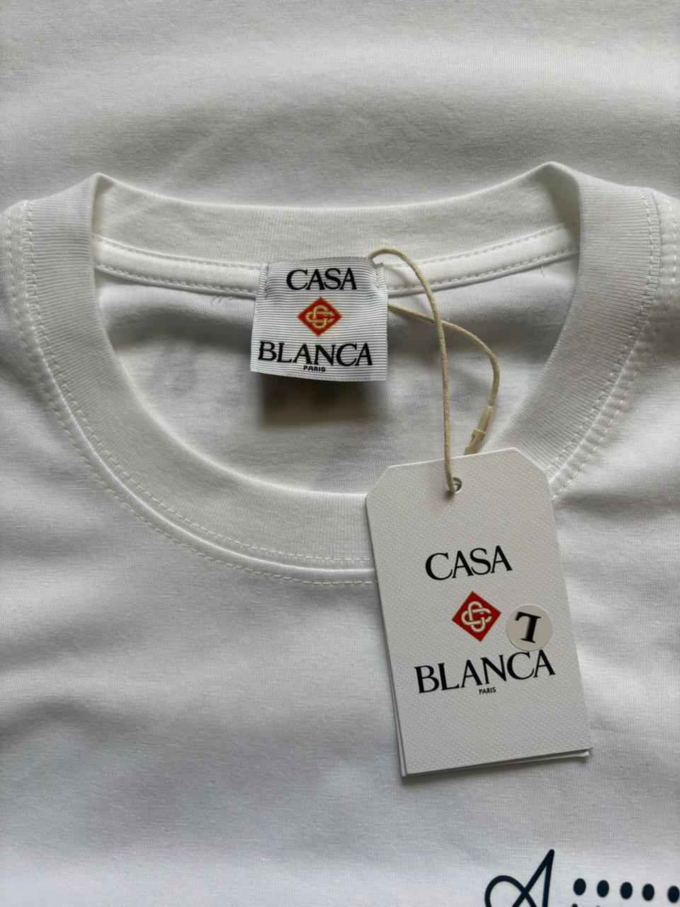 Casablanca Aiiiiir Print Organic Cotton Tee