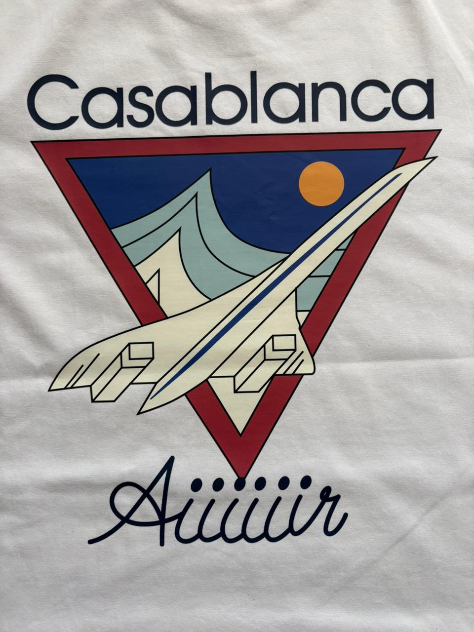 Casablanca Aiiiiir Print Organic Cotton Tee