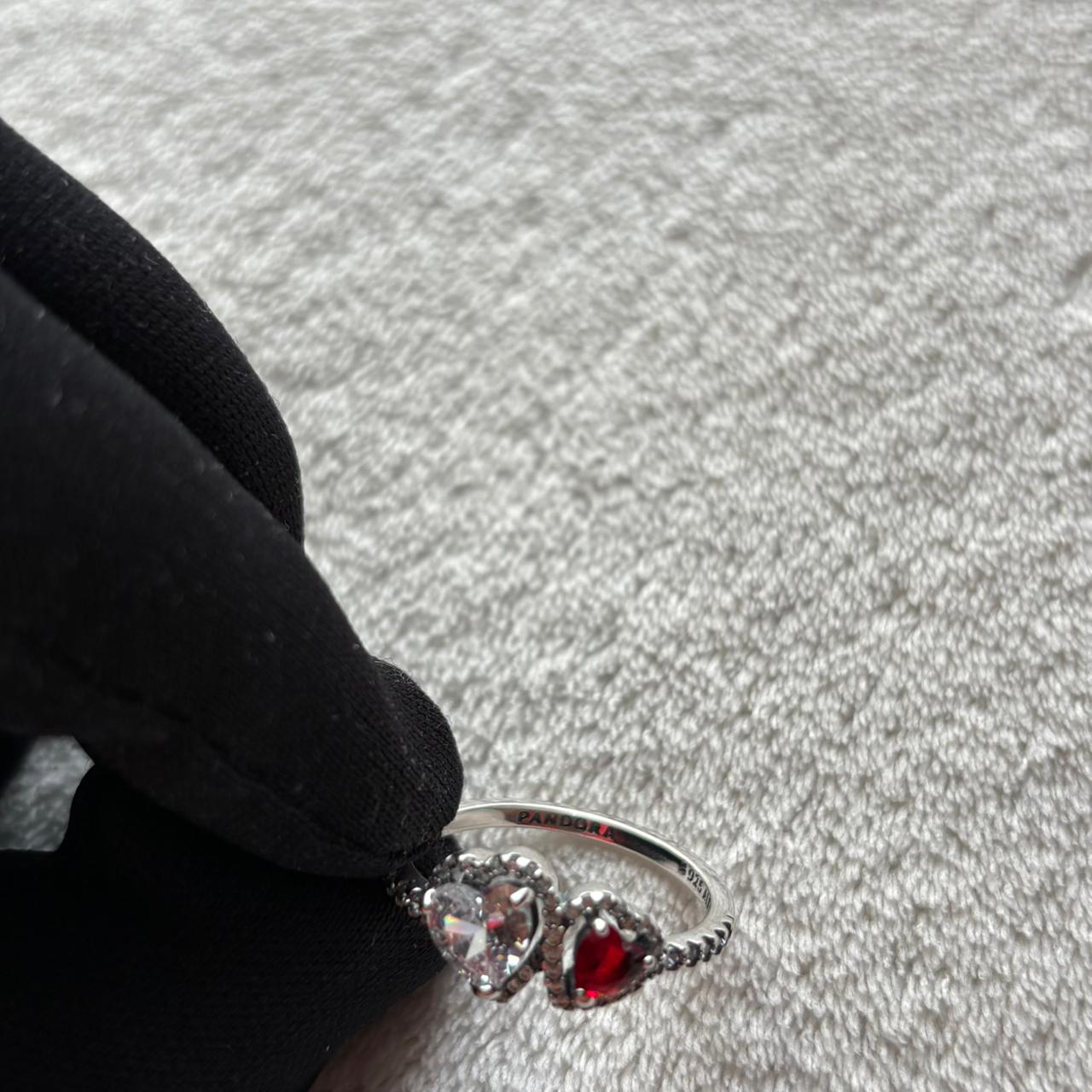 Halo Hearts Pandora Ring