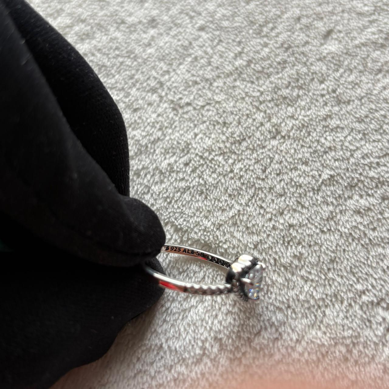 Halo Hearts Pandora Ring