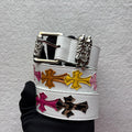 Chrome Hearts Multicolor Cross Patch Belt