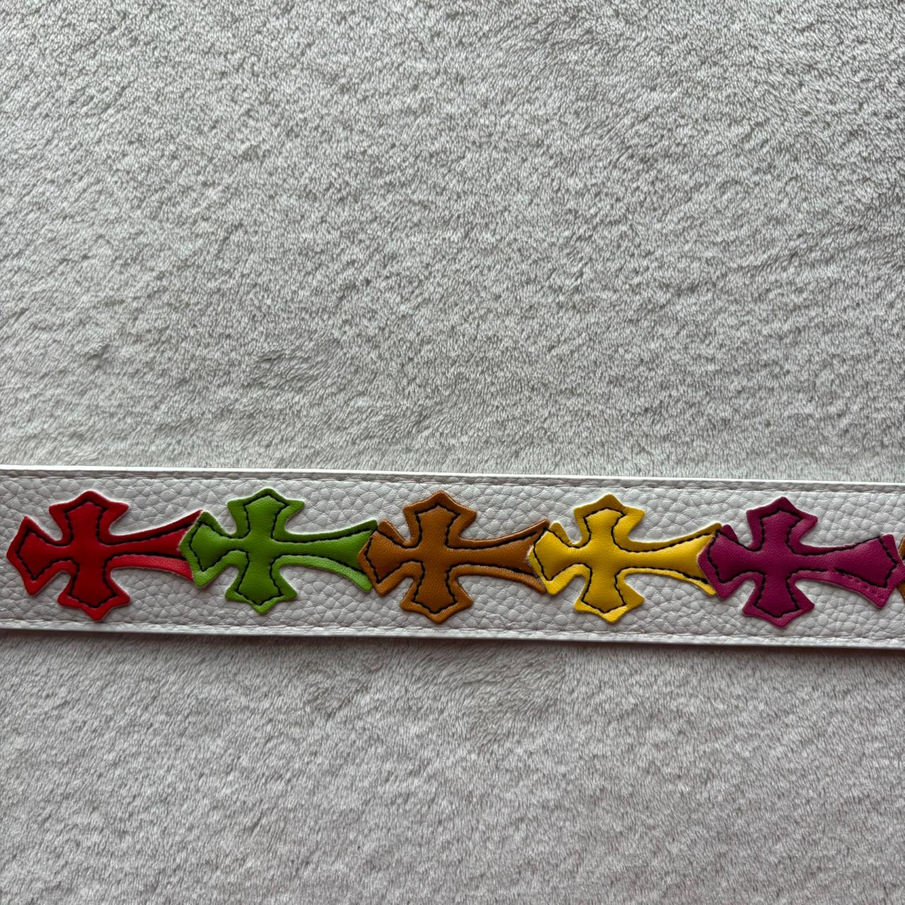 Chrome Hearts Multicolor Cross Patch Belt