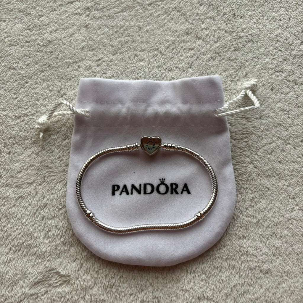 Pandora Sterling Silver Heart Clasp Bracelet