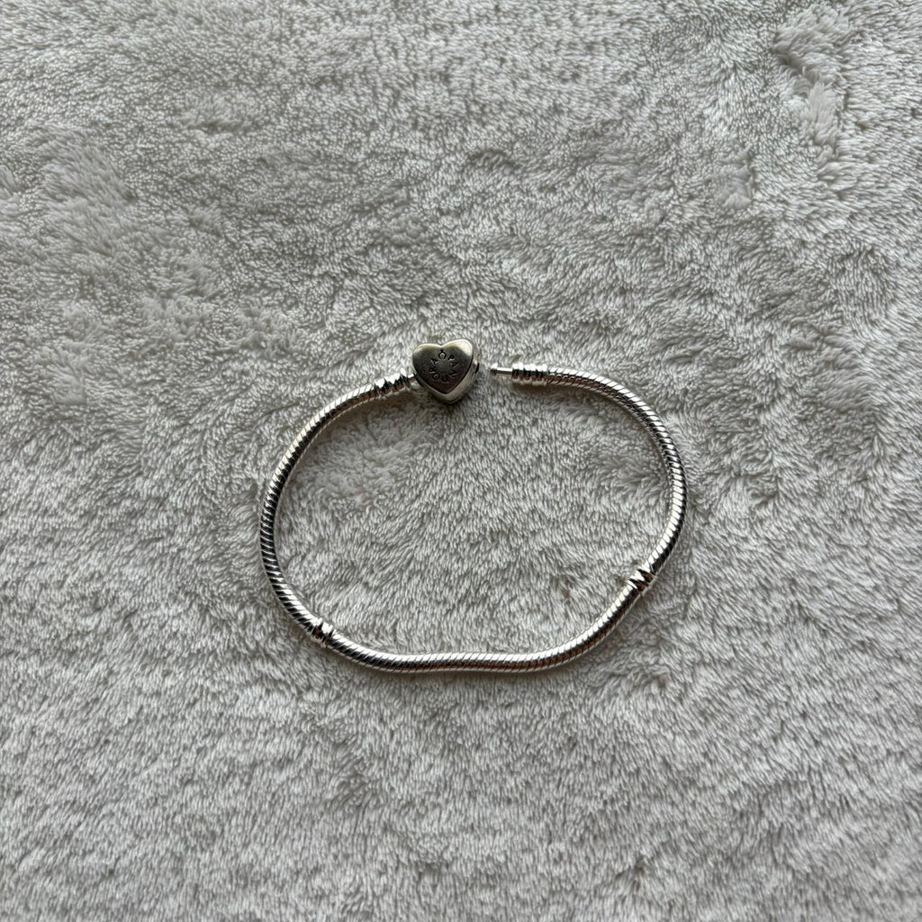 Pandora Sterling Silver Heart Clasp Bracelet