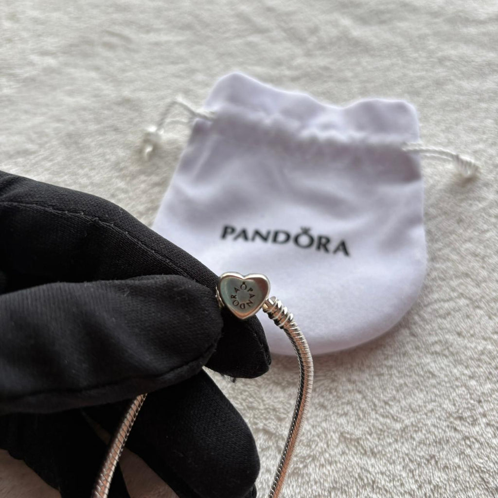 Pandora Sterling Silver Heart Clasp Bracelet