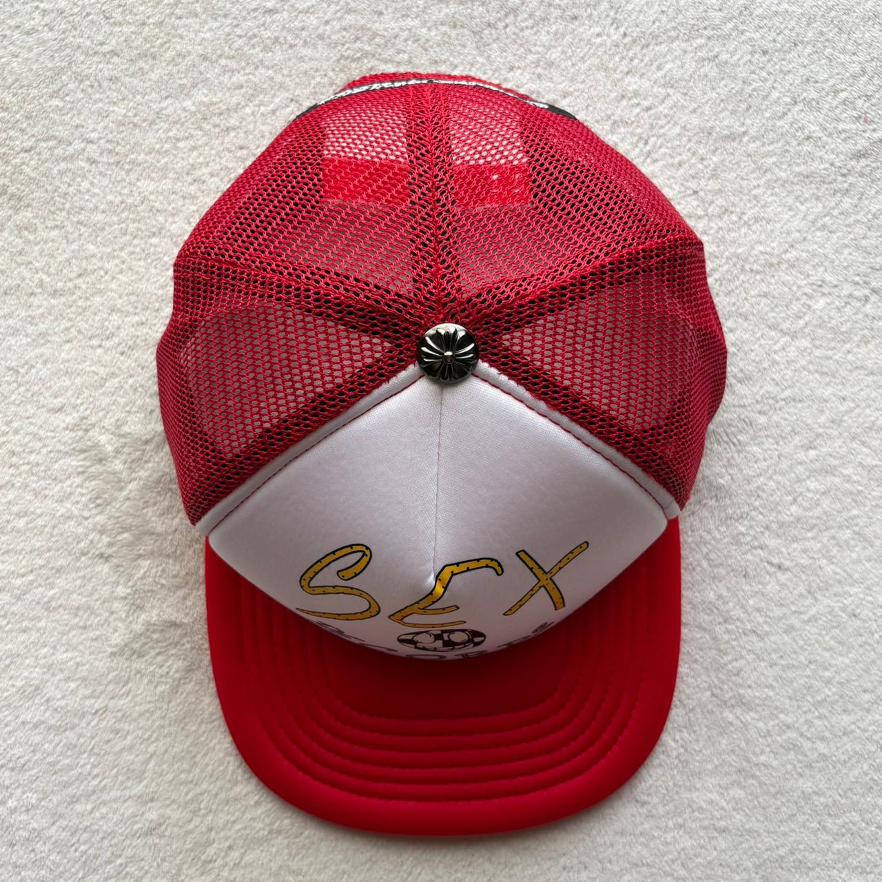 Chrome Hearts Matty Boy Sex Records Logo Trucker Hat