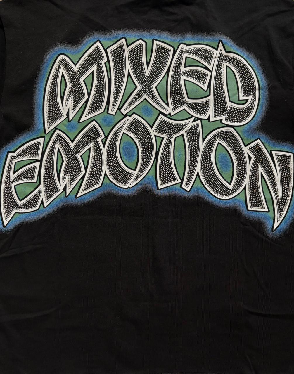 Mixed Emotion Black Spirit Rhinestone Tee