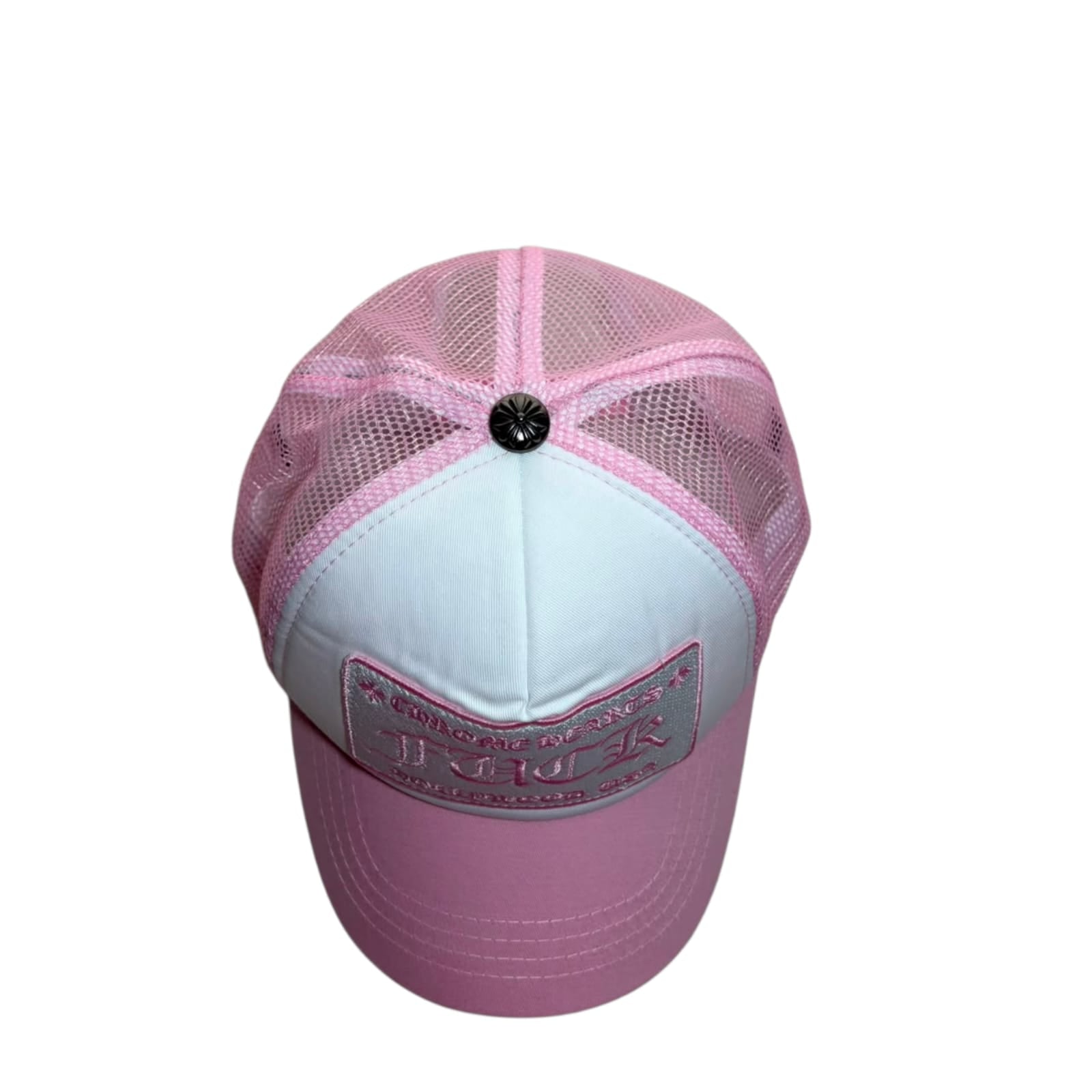 Chrome Hearts 'FUCK' Pink Trucker Hat