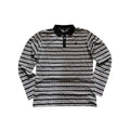 Chrome Hearts x Matty Boy "Teens From Mars" Striped Long Sleeve Polo Shirt
