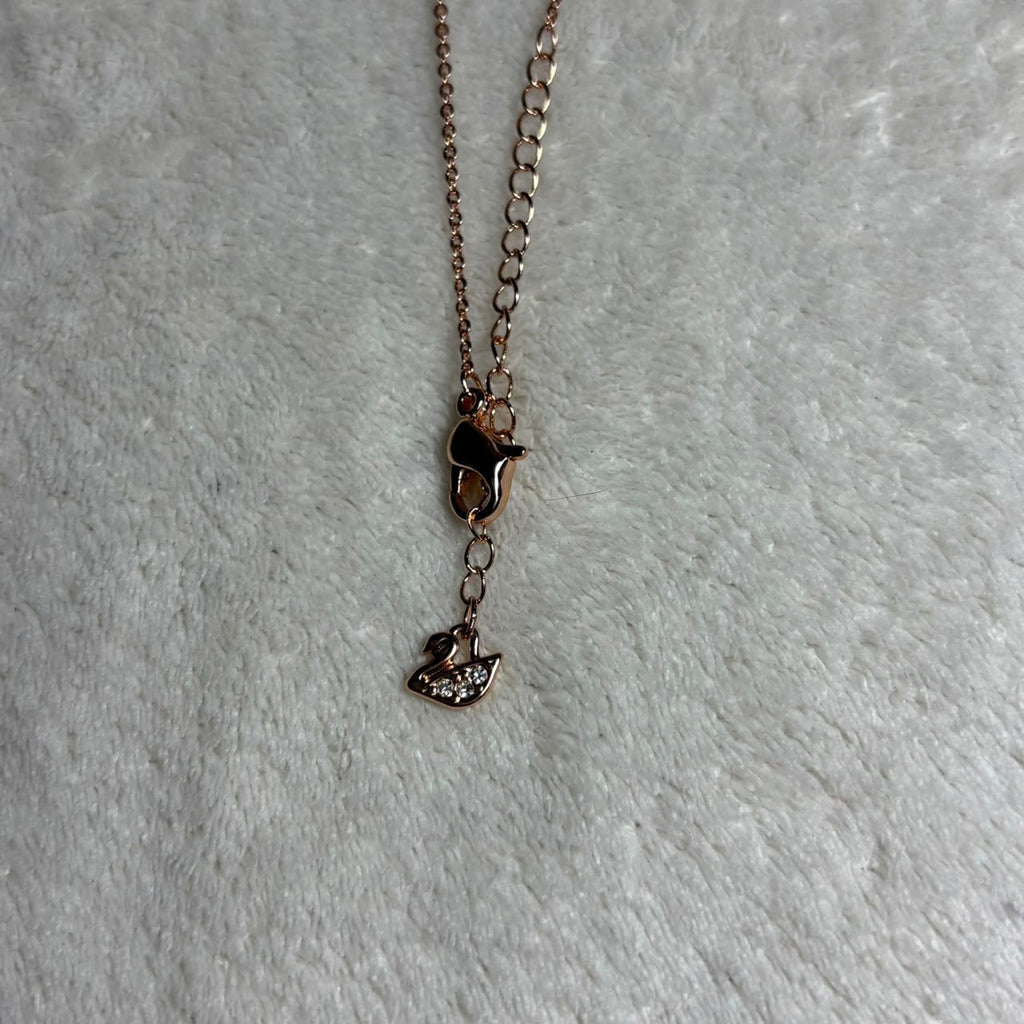Swarovski Black Swan Necklace