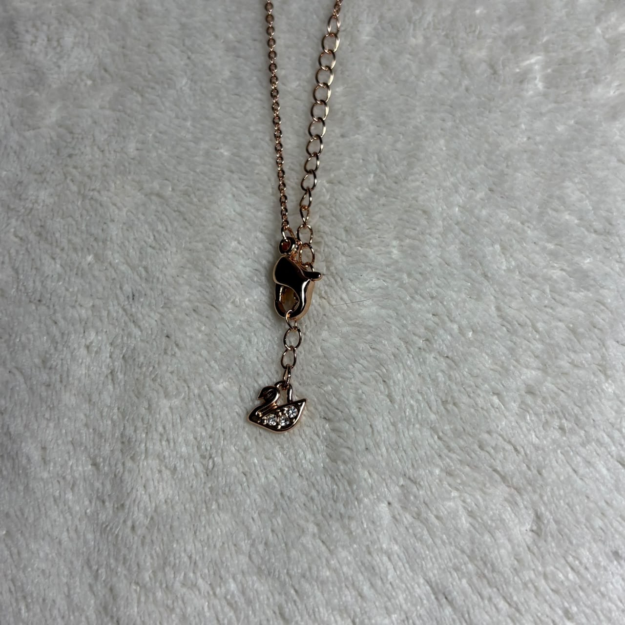 Swarovski Black Swan Necklace