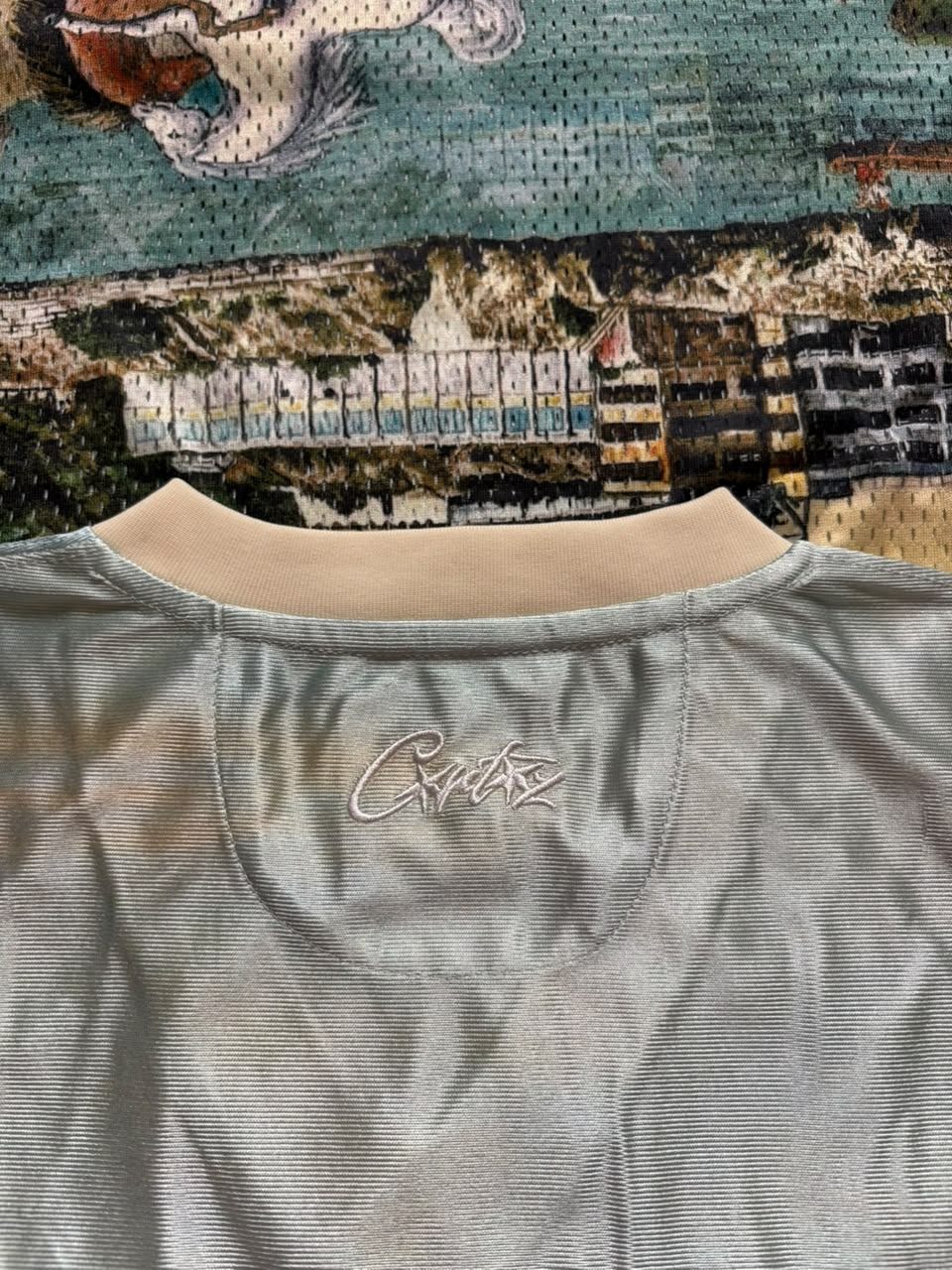 Corteiz Narnia Blue/Cream Football Shirt