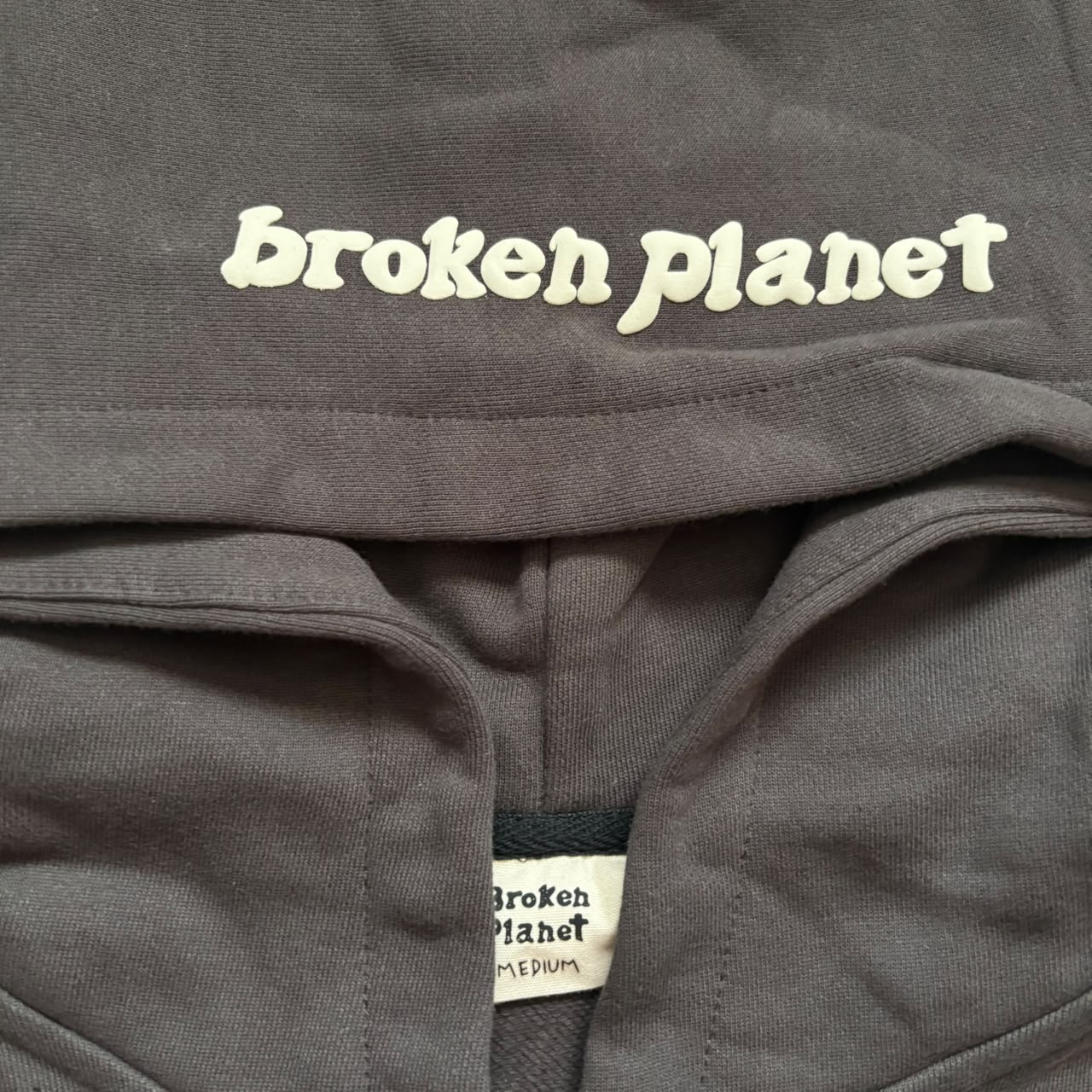 Broken Planet Soot Black Zip-Up Hoodie