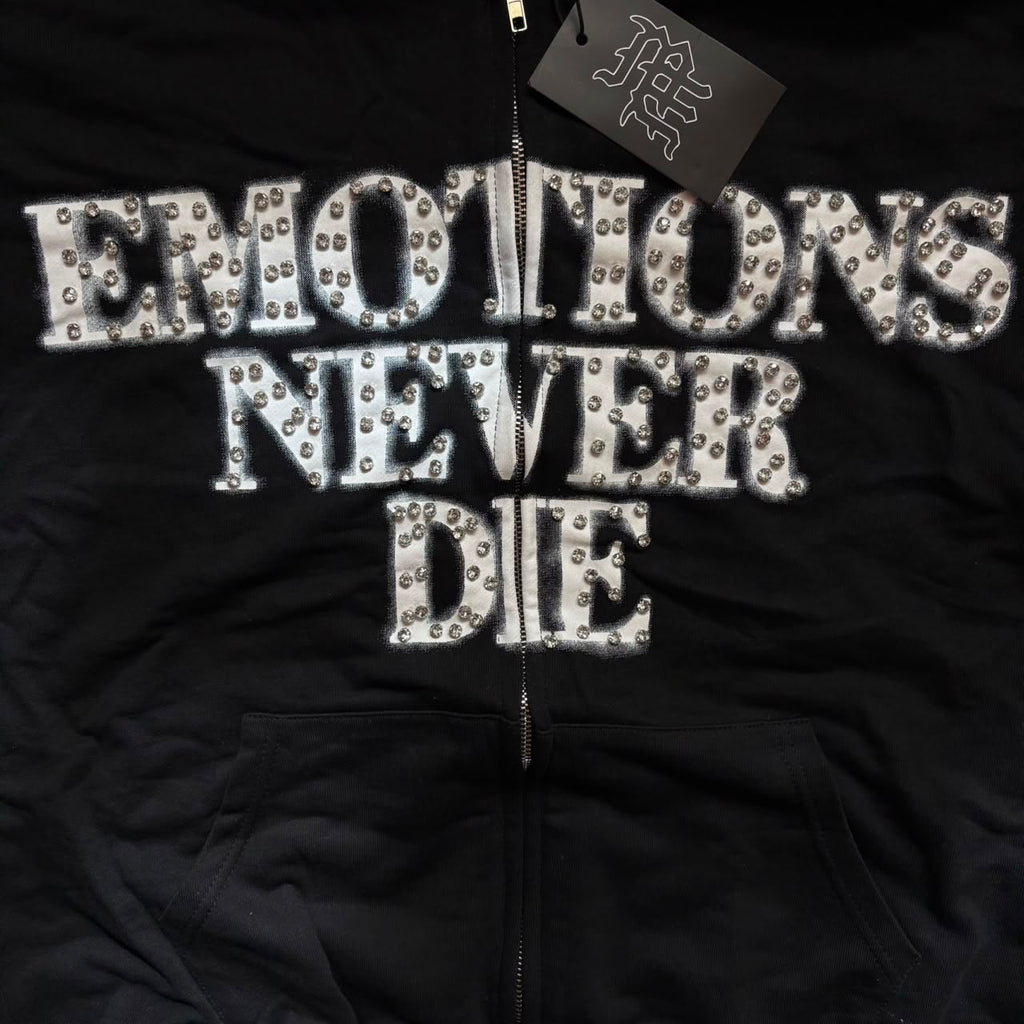 Mixed Emotions End Rhinestone Hoodie