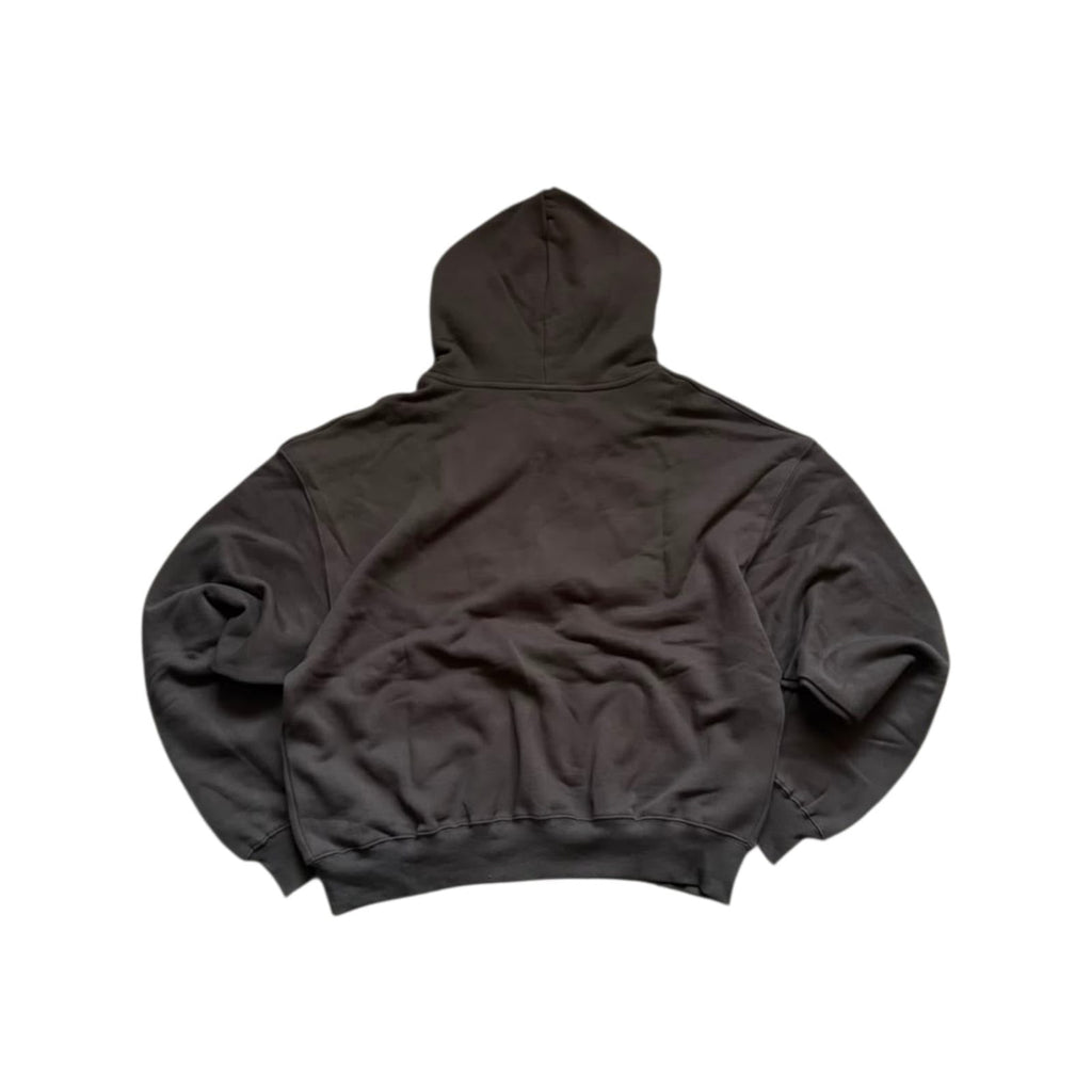 Broken Planet Soot Black Zip-Up Hoodie