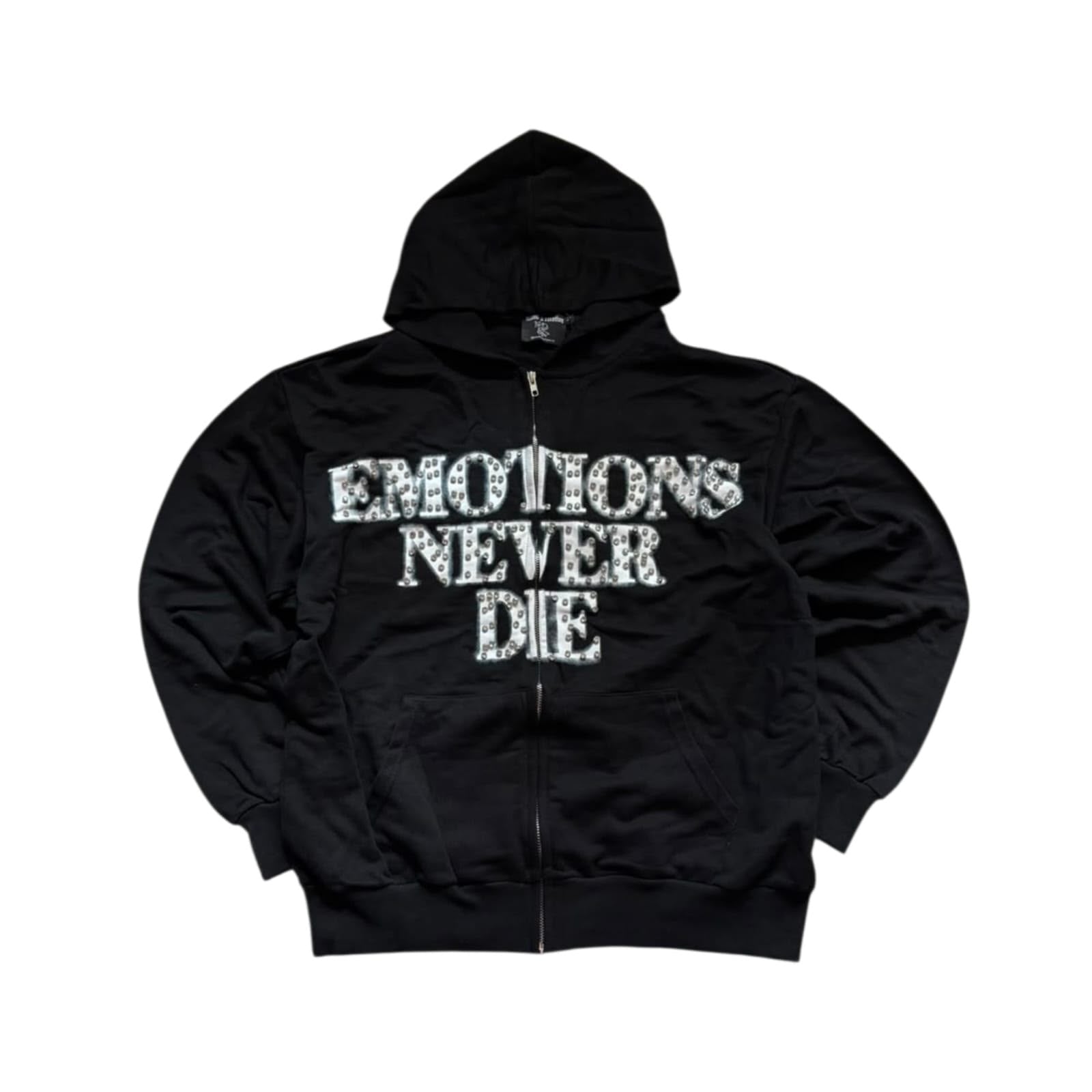 Mixed Emotions End Rhinestone Hoodie